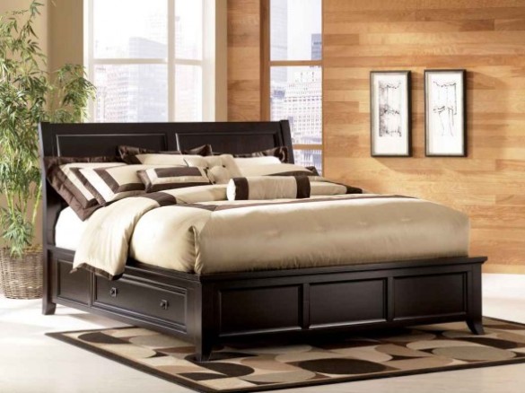 queen size wood bed plans